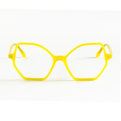 Shop Germano Gambini Gg105 Eyeglasses In Yellow