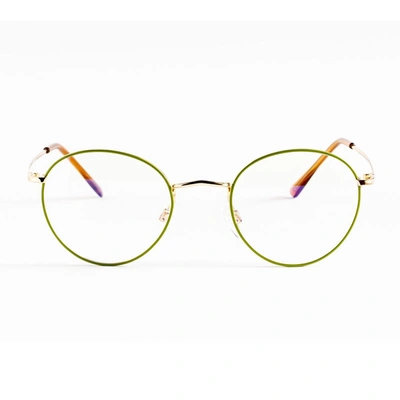 Shop Germano Gambini Gg76 Eyeglasses In Green