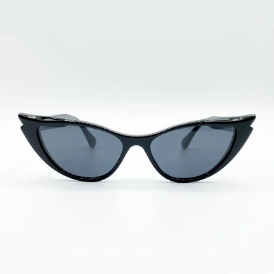Shop Germano Gambini Wave Sunglasses In Black