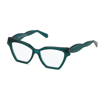 Shop Giuliani Occhiali Giuliani H168 Eyeglasses In Green