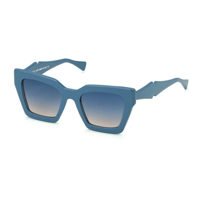 Shop Giuliani Occhiali Giuliani H176s Sunglasses In Blue