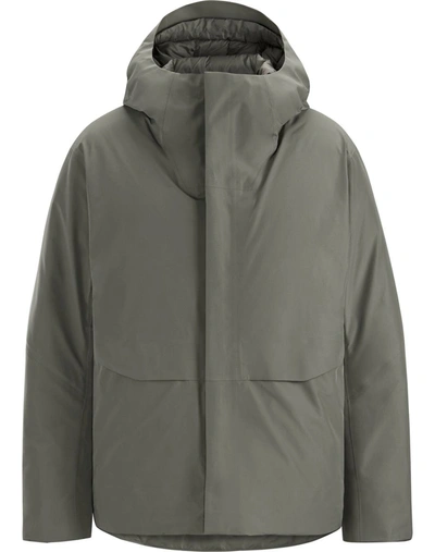Shop Veilance Sorin Down Jacket M Clothing In Grey