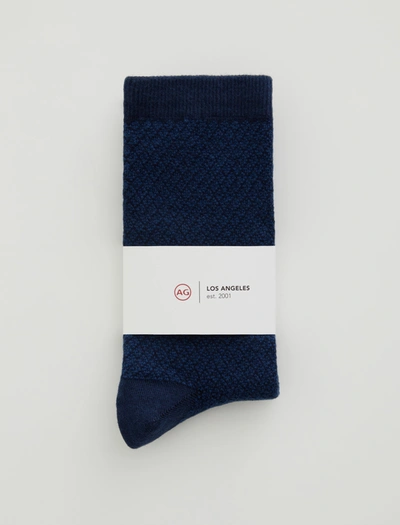 Shop Ag Jeans Crew Sock In Blue