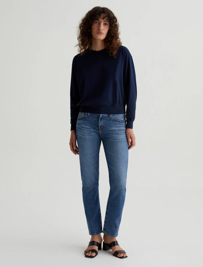 Ag Karter Pullover In Deep Navy