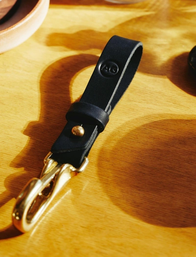 Shop Ag Jeans  Keychain In Black/brass