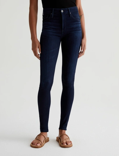 Shop Ag Jeans Farrah Skinny In Blue