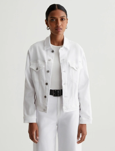 Shop Ag Jeans Arllow Jacket In White