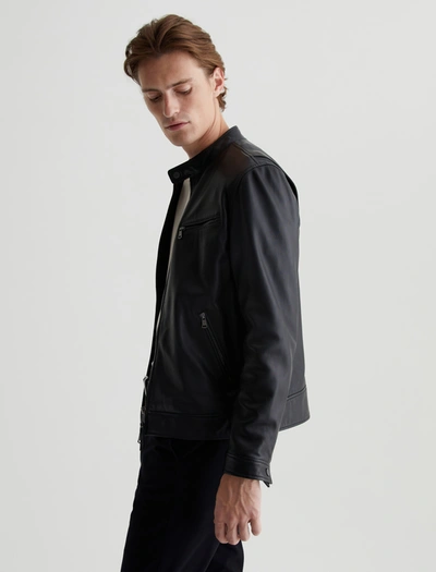 Shop Ag Jeans Marcel Jacket In Black