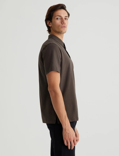 Shop Ag Jeans Bryce Polo In Brown