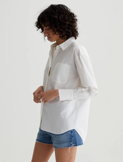 Shop Ag Jeans Addison Shirt In White