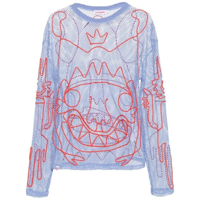 Shop Charles Jeffrey Loverboy Sweaters In Blue