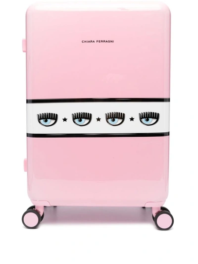 Shop Chiara Ferragni Suitcases In Pink