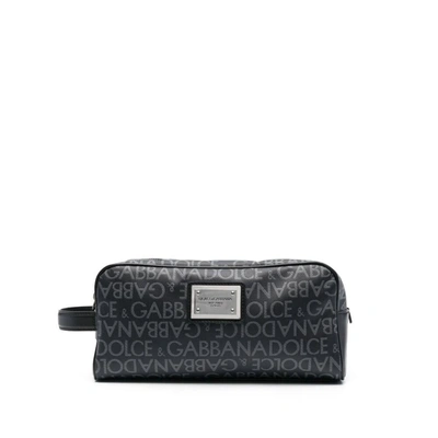 Shop Dolce & Gabbana Small Leather Goods In Grey/grey