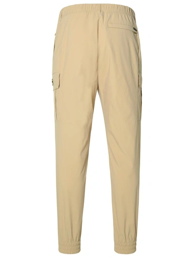 Shop Duvetica 'roci' Beige Polyester Trousers