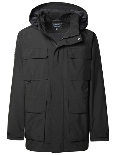 Shop Duvetica 'zinex' Black Polyester Jacket