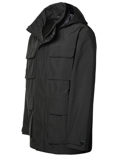 Shop Duvetica 'zinex' Black Polyester Jacket