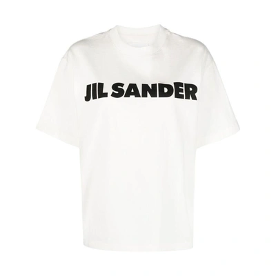Shop Jil Sander T-shirts In White/black