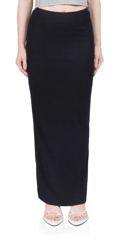 Éterne Emma Jersey Maxi Skirt In Black