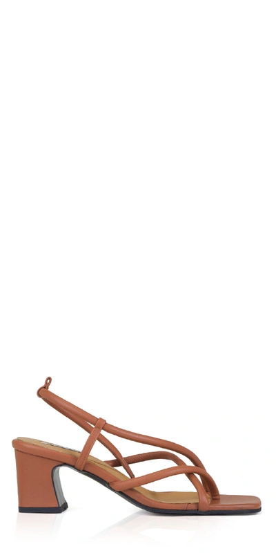 Reike Nen Gaji Leather Sandals Brown