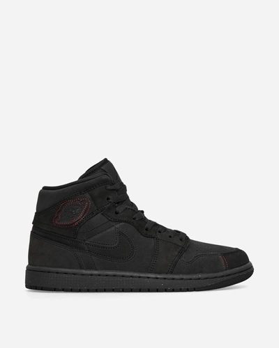 Shop Nike Air Jordan 1 Mid Se Craft Sneakers Dark Smoke Grey / Black In Multicolor