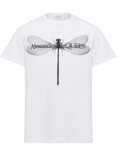 Shop Alexander Mcqueen T-shirts & Tops In Whiteblack