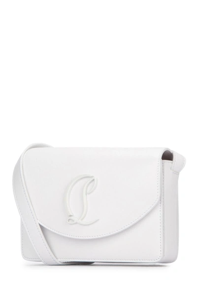 Shop Christian Louboutin Shoulder Bags In Whitewhite