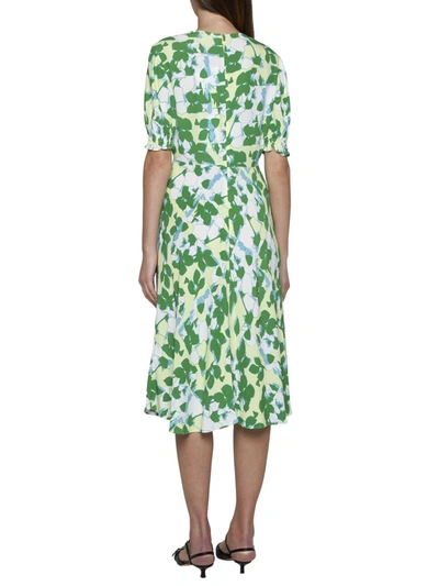 Shop Diane Von Furstenberg Dresses In Earth Floral Multi Med Ch