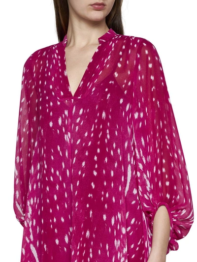 Shop Diane Von Furstenberg Dresses In Fawn Sangria