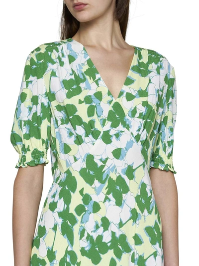Shop Diane Von Furstenberg Dresses In Earth Floral Multi Med Ch