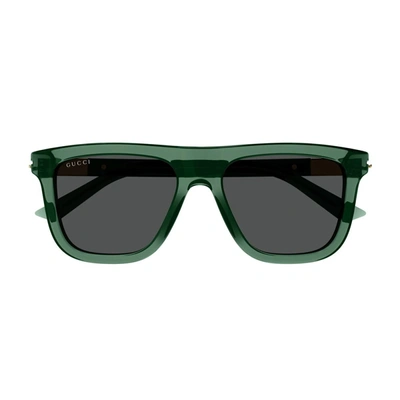 Shop Gucci Gg1502s Linea Web Sunglasses