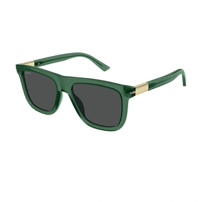 Shop Gucci Gg1502s Linea Web Sunglasses