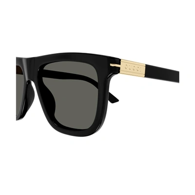 Shop Gucci Gg1502s Linea Web Sunglasses