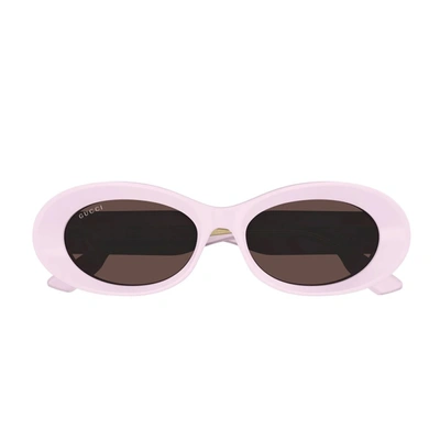 Shop Gucci Gg1527s Linea Rivets Sunglasses