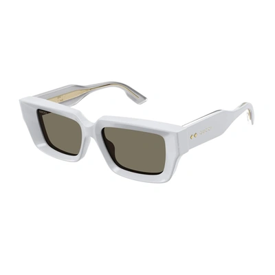 Shop Gucci Gg1529s Linea Rivets Sunglasses