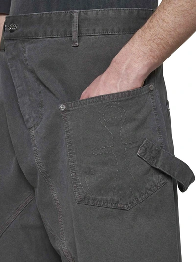 Shop Jw Anderson Shorts In Grey