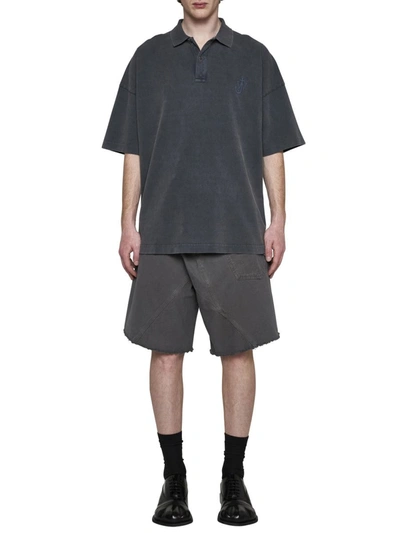 Shop Jw Anderson T-shirts And Polos In Charcoal