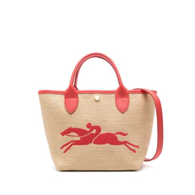 Shop Longchamp Bags In Neutrals