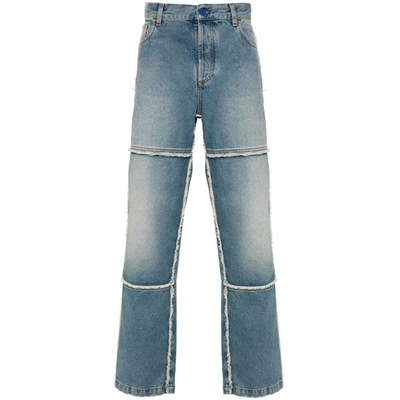 Shop Marcelo Burlon County Of Milan Jeans In Blue