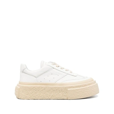 Shop Mm6 Maison Margiela Sneakers In White/neutrals