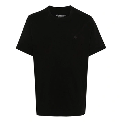 Shop Moose Knuckles T-shirts In Black