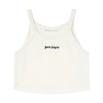 Shop Palm Angels Tops In White