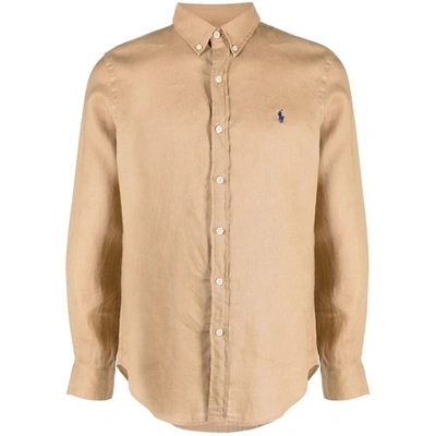 Shop Ralph Lauren Shirts In Brown