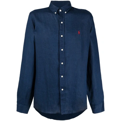Shop Ralph Lauren Shirts In Blue