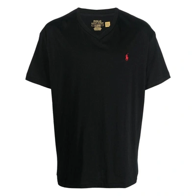 Shop Ralph Lauren T-shirts In Black