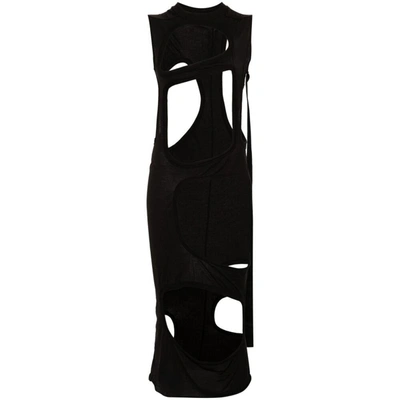 Shop Rick Owens Drkshdw Dresses In Black