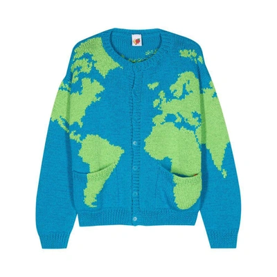 Shop Sky High Farm Sweaters In Blue/green
