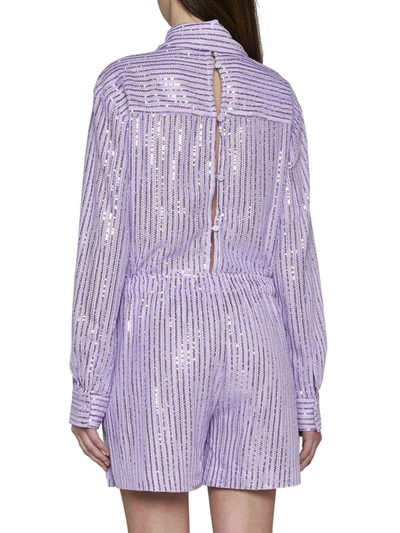 Shop Stine Goya Shorts In Lavender