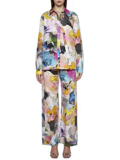 Shop Stine Goya Trousers In Liquified Orchid