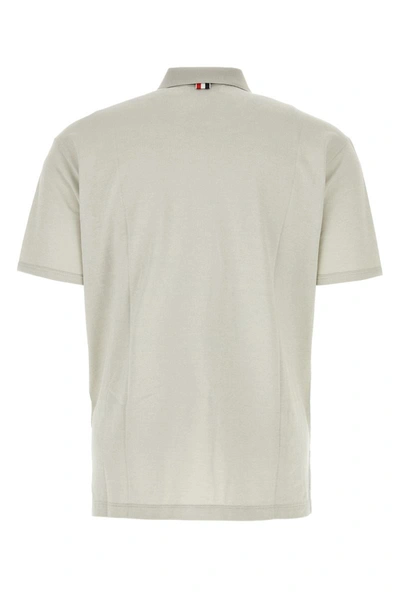 Shop Thom Browne Polo In Naturalwhite