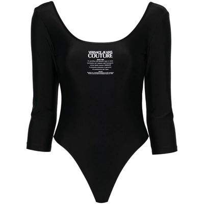 Shop Versace Jeans Couture Bodysuits In Black